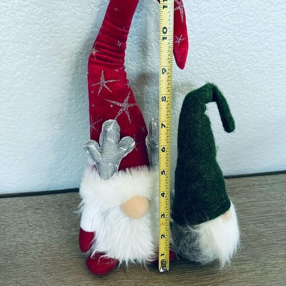 Christmas Holiday Gnome Plush Decor Lot - Picture 2 of 5